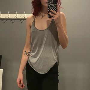 Grey Razorback tank top